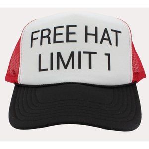 COPY - Free Hat Limit 1 Trucker Hat Mesh Hat snapback hat adjustable